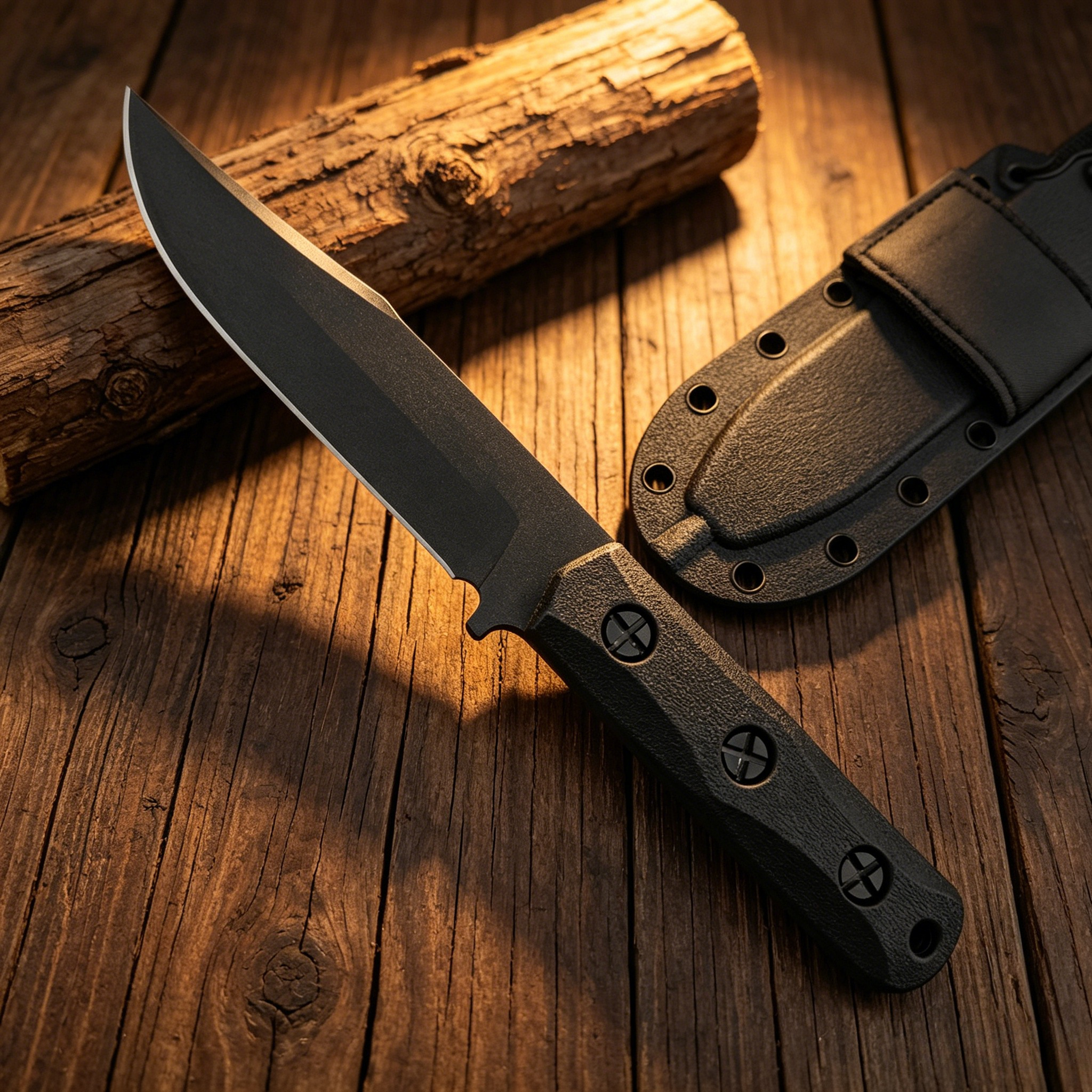 Bushcraft Knife Fixed - KB EK50 Heavy-Duty Fixed Knife 8Cr13MoV