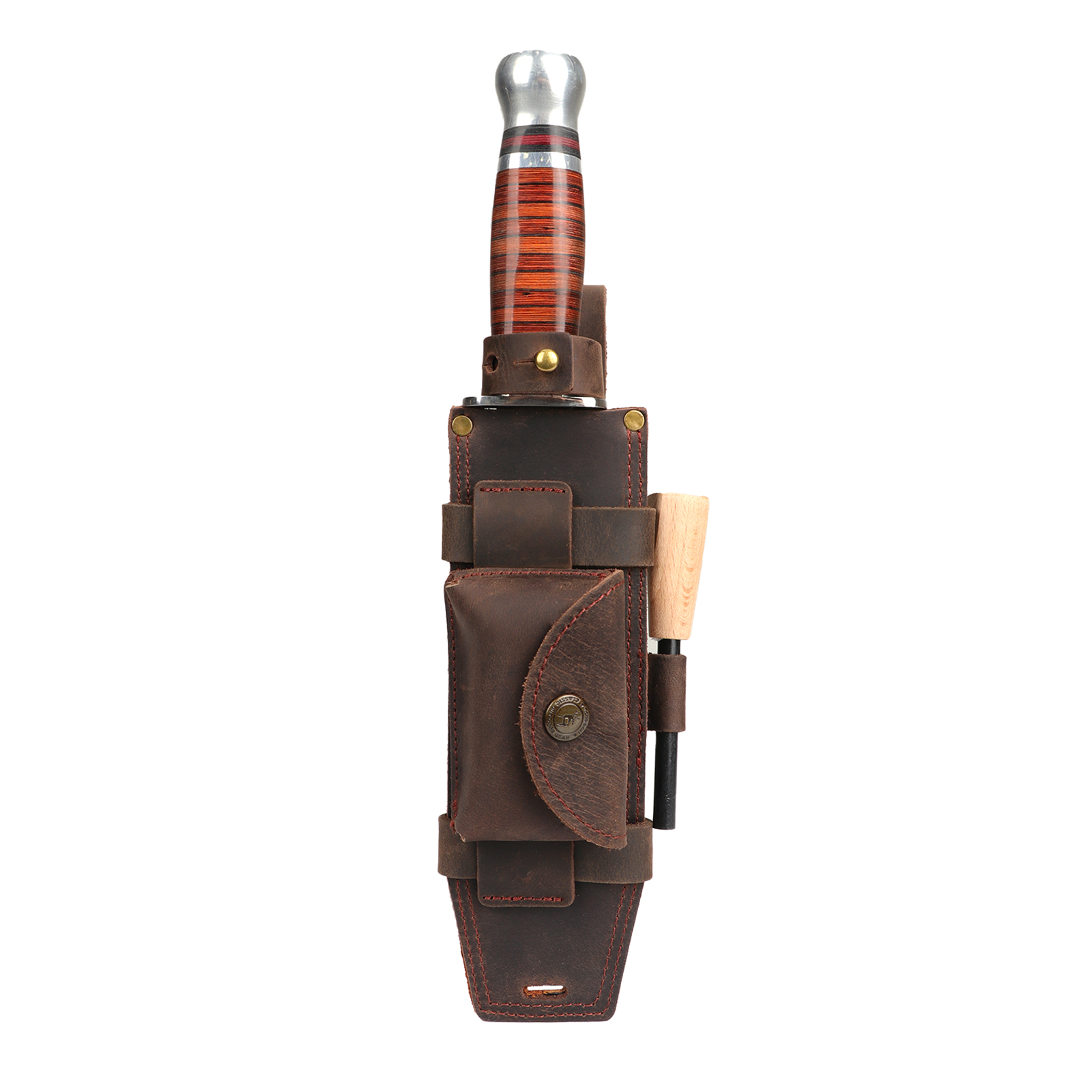 Tourbon Camping Leather thKnif - Bushcraft Knife Fixed avis et prix