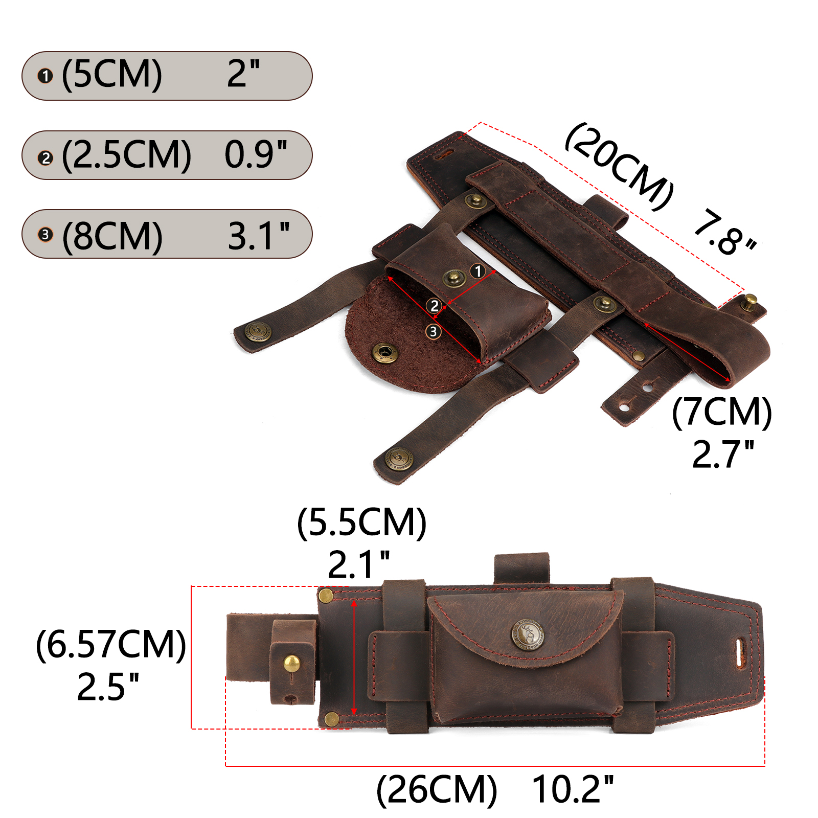Tourbon Camping Leather thKnif - Bushcraft Knife Fixed avis et prix