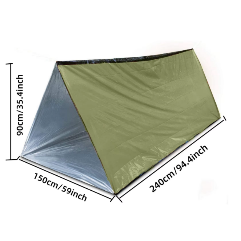 Waterproof Reusable 2 Person M - Emergency Mylar Tent avis et prix