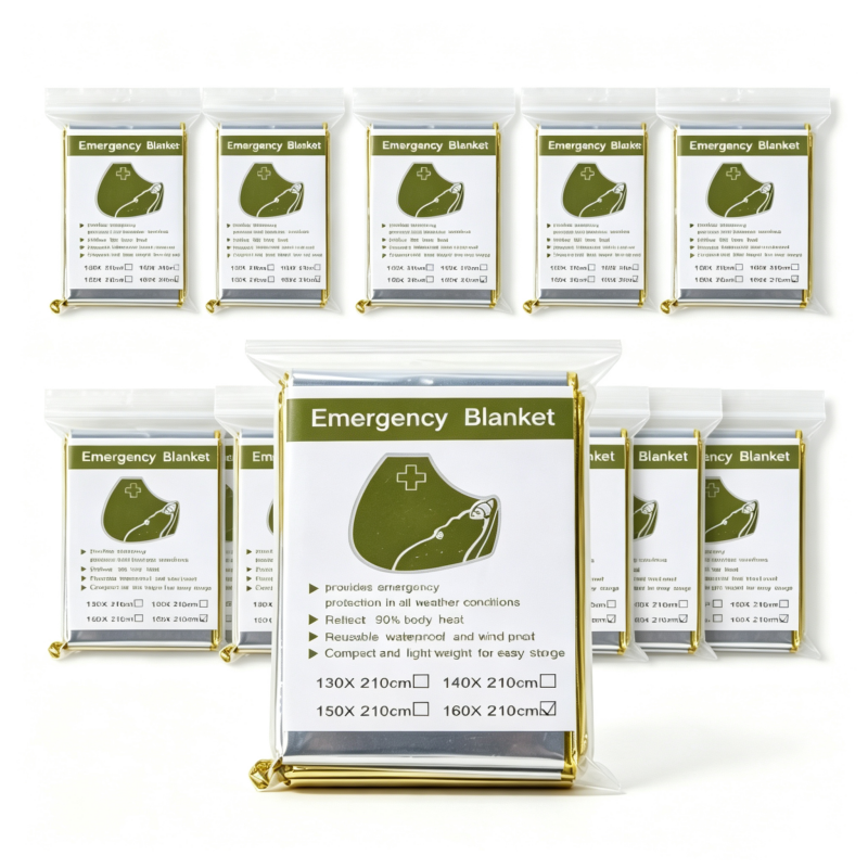 10 Pack Gold Reflective Emerge - Survival Blanket Reflective avis et prix