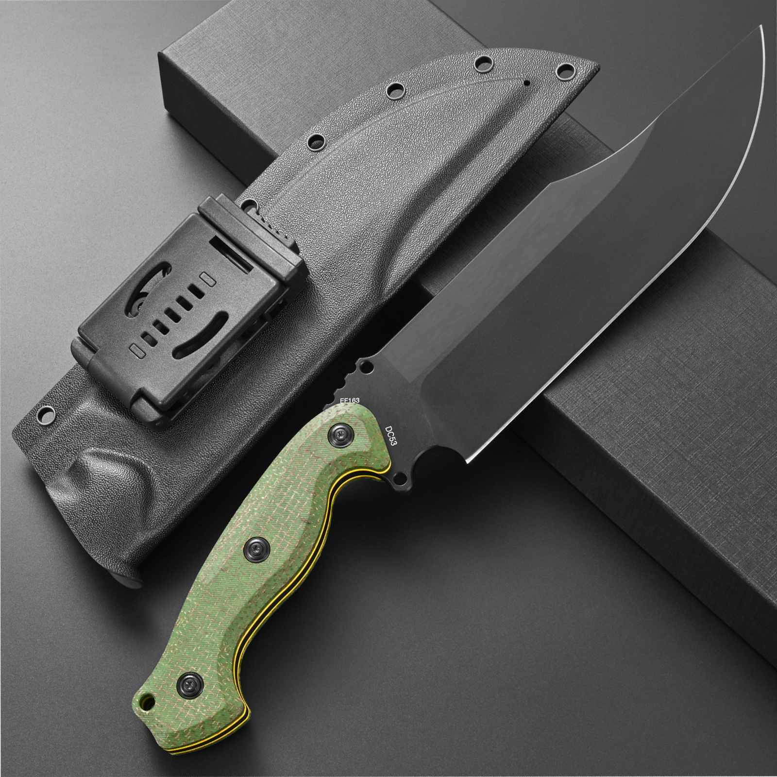 Eafengrow EF163 Fixed Blade Kn - Bushcraft Knife Fixed avis et prix