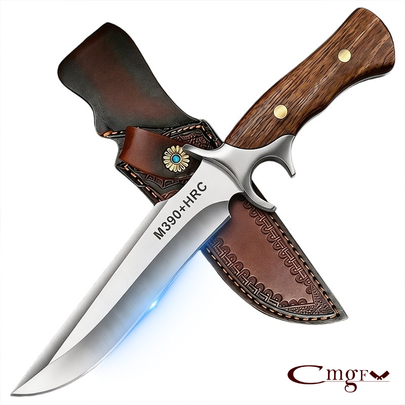 Outdoor Pocket knife M390 stee - Bushcraft Knife Fixed avis et prix