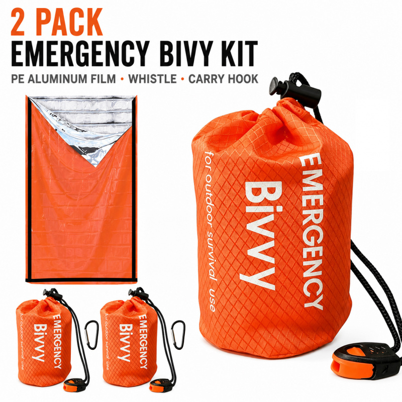 2 Pack Emergency Sleeping Bag, - Bivy Bag Emergency avis et prix