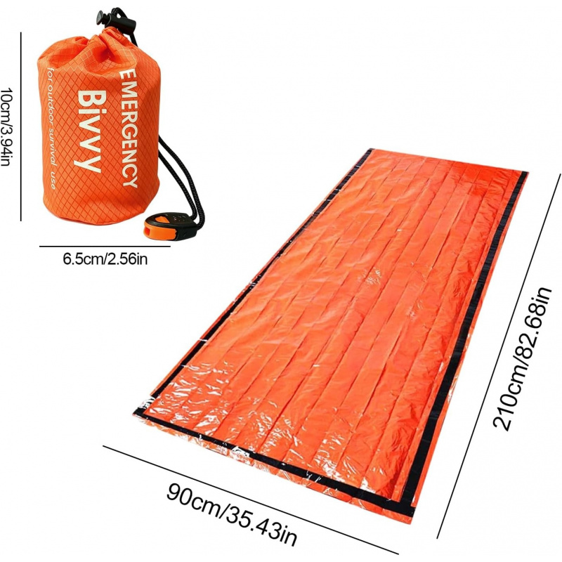 2 Pack Emergency Sleeping Bag, - Bivy Bag Emergency avis et prix