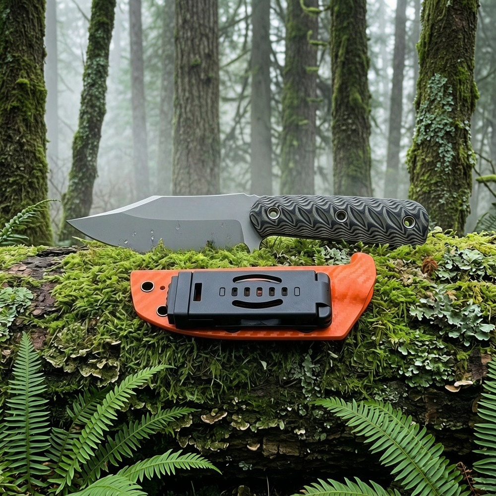 Camping Fixed-Blade Knife with - Bushcraft Knife Fixed avis et prix