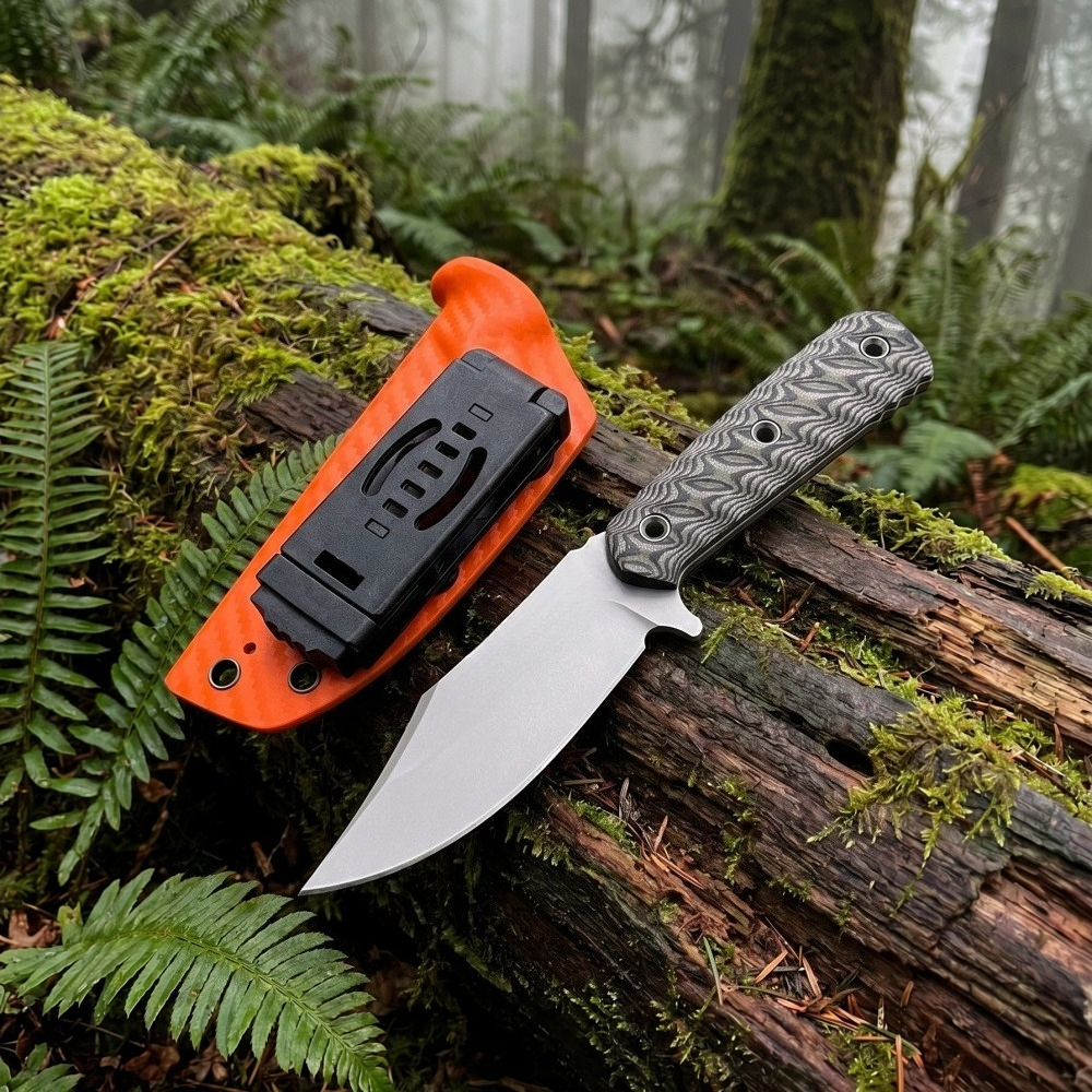 Camping Fixed-Blade Knife with - Bushcraft Knife Fixed avis et prix