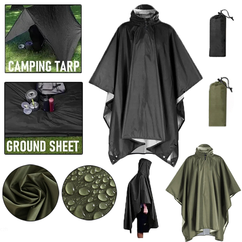 Outdoor 3 In 1 Military Rainco - Emergency Poncho Rain avis et prix