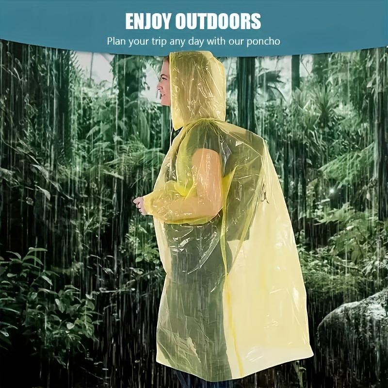5/10Pcs Disposable Waterproof  - Emergency Poncho Rain avis et prix