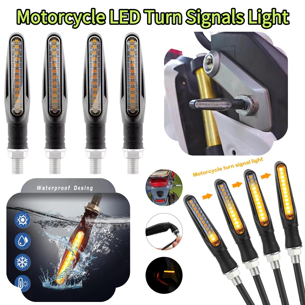 2PCS Universal LED Turn Signal - Sos Light Strobe avis et prix