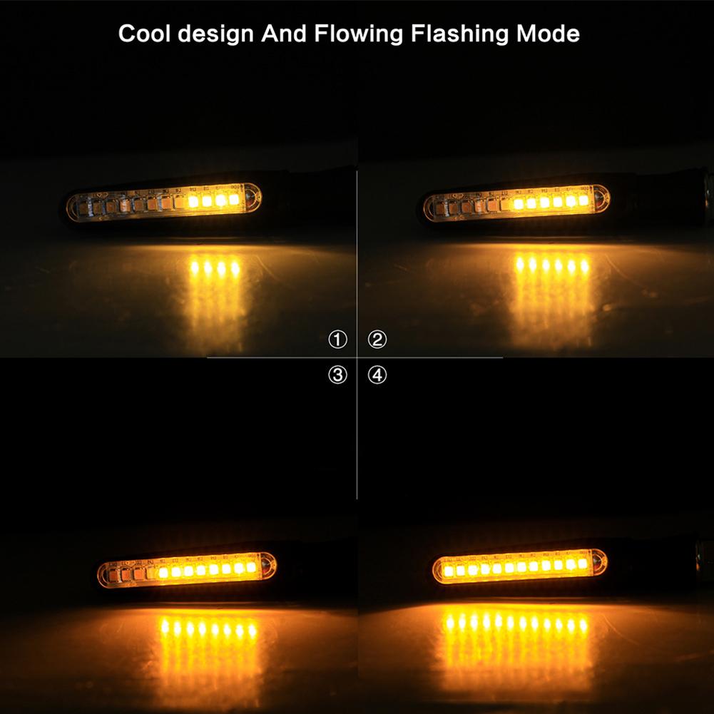 2PCS Universal LED Turn Signal - Sos Light Strobe avis et prix