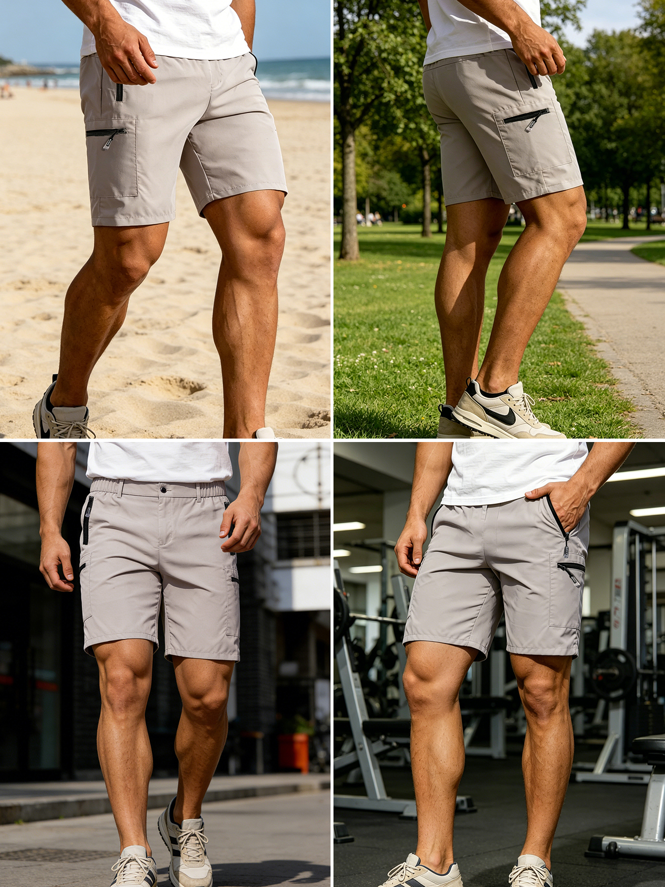 Men's Short Cargo Shorts Multi - Fishing Kit Compact avis et prix