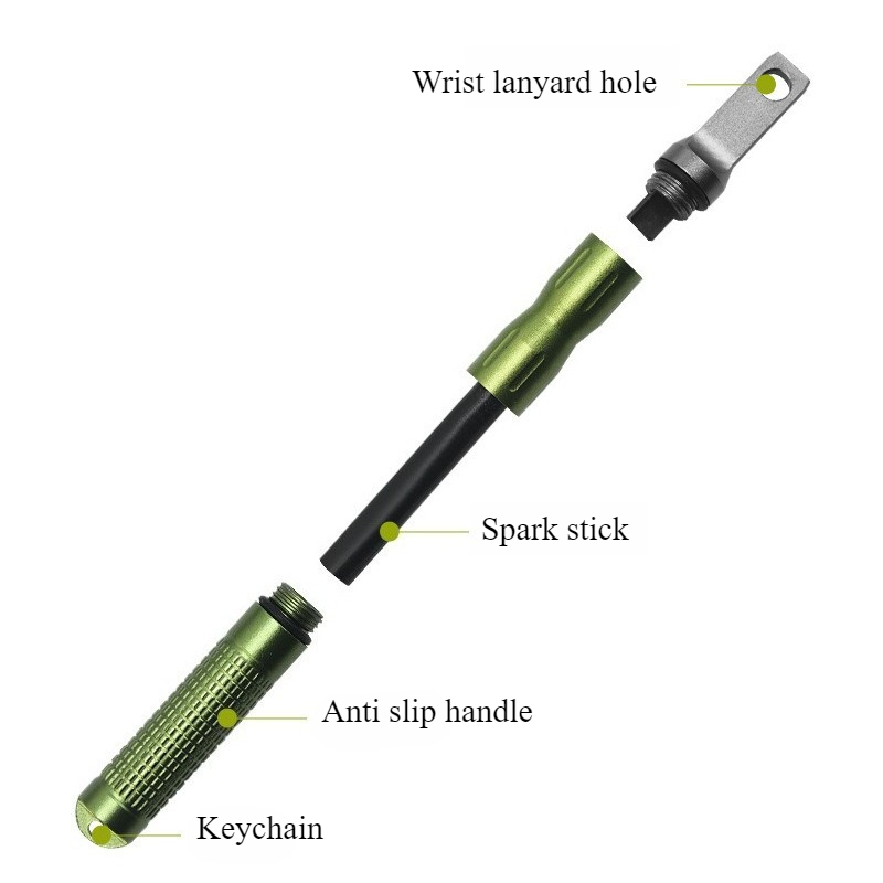 Portable Waterproof Flint Emer - Fire Starting Kit avis et prix