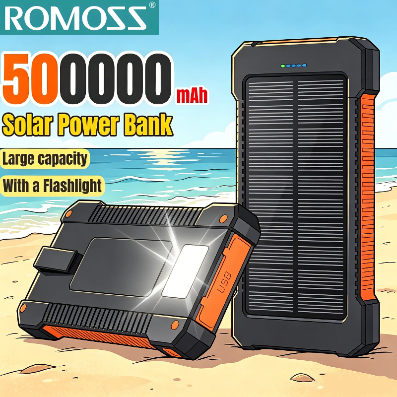 ROMOSS 500000mAh Solar Power B - Solar Emergency Charger avis et prix