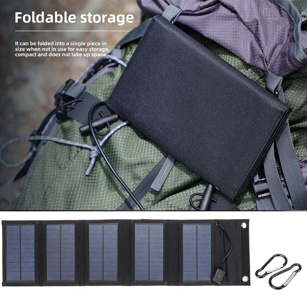 Backpack Carry Portable Foldab - Solar Emergency Charger avis et prix