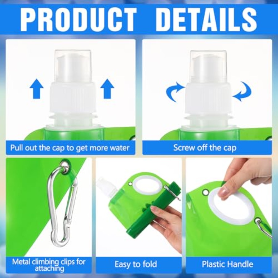 22 oz Collapsible Water Bottle - Water Bag Collapsible avis et prix