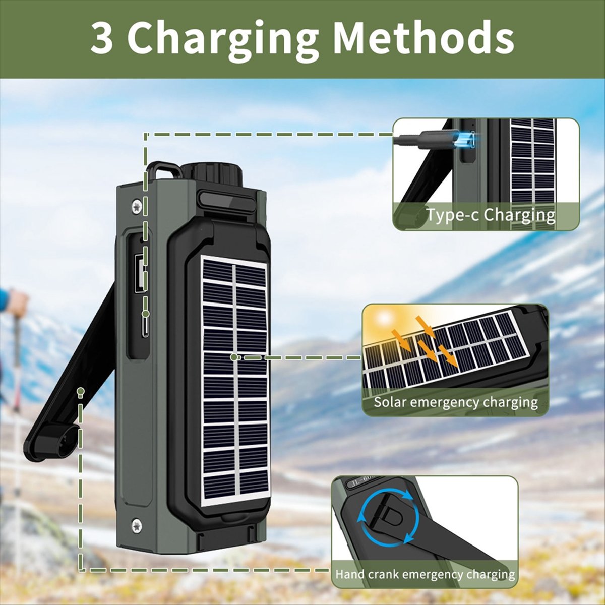 A26Z Portable Solar Radio, Eme - Solar Emergency Charger avis et prix