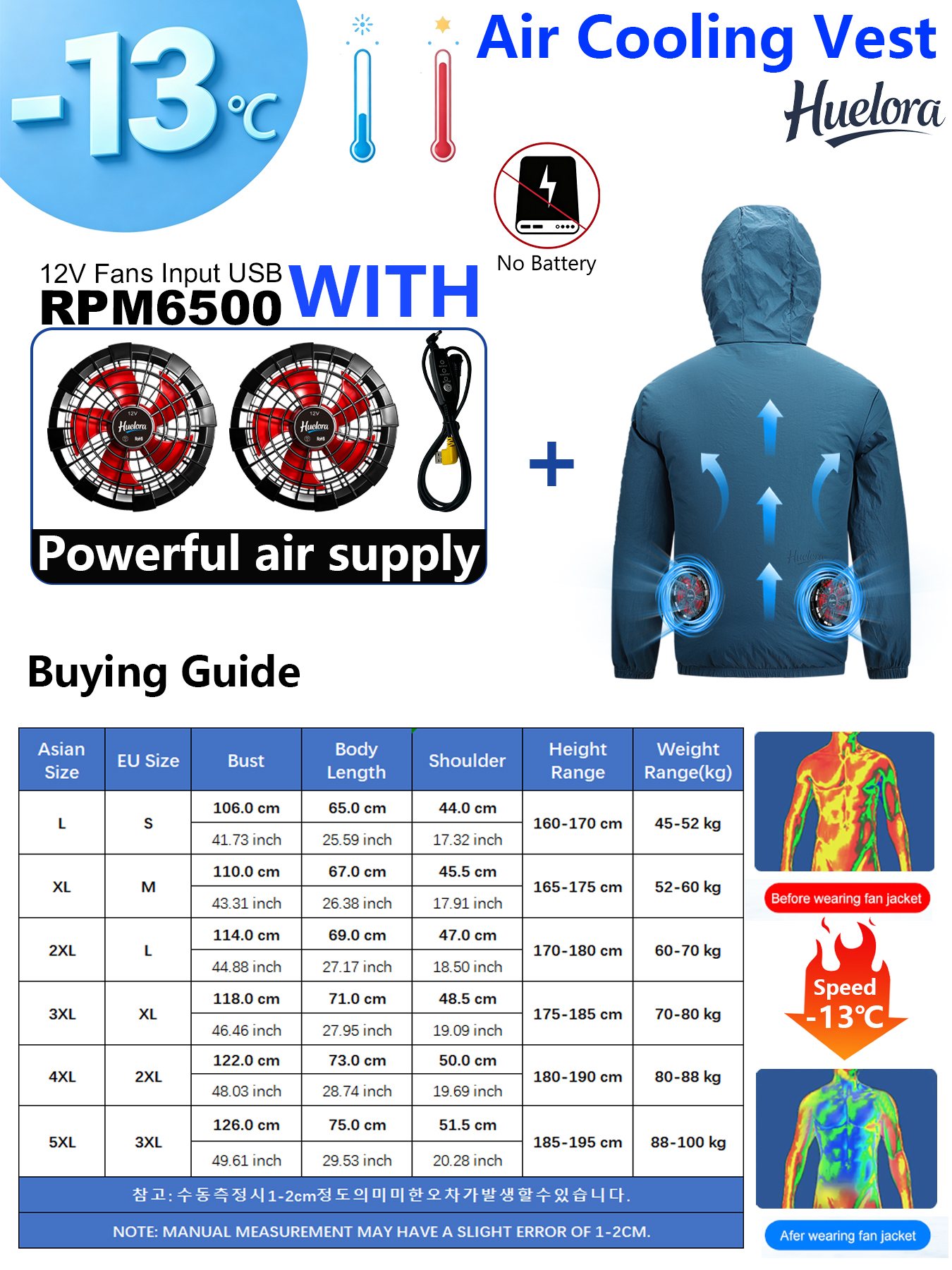 Men's Hooded USB Cooling Jacke - Fishing Kit Compact avis et prix