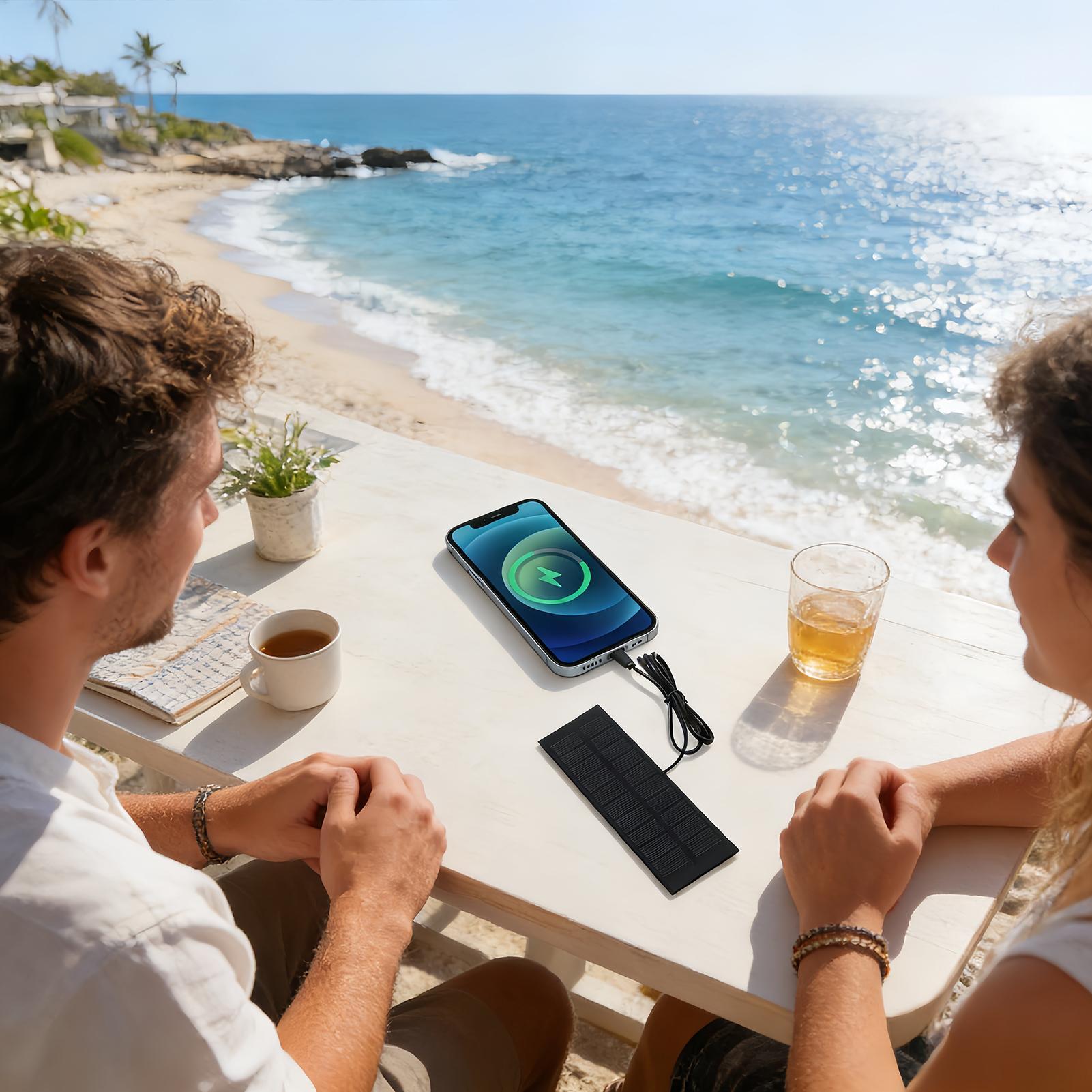 5W 5V Solar Panel Charger With - Solar Emergency Charger avis et prix