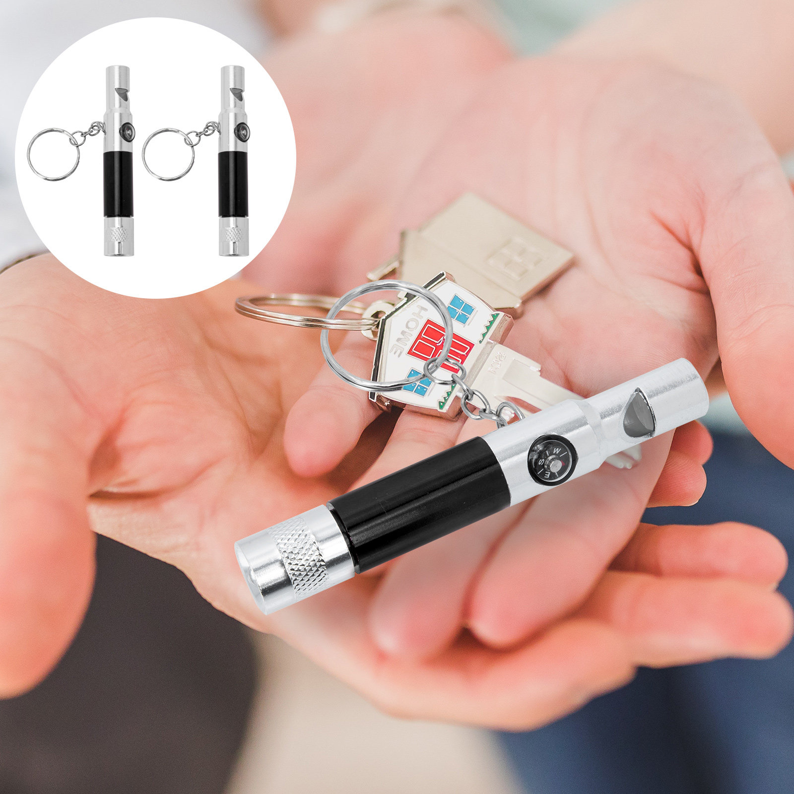 2Pcs Multifunctional Survival  - Emergency Whistle Loud avis et prix