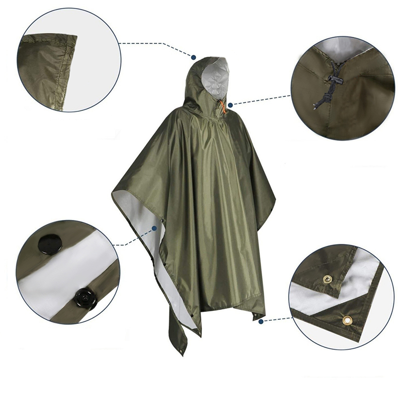 Heavy Duty Rain Poncho For Bac - Emergency Poncho Rain avis et prix