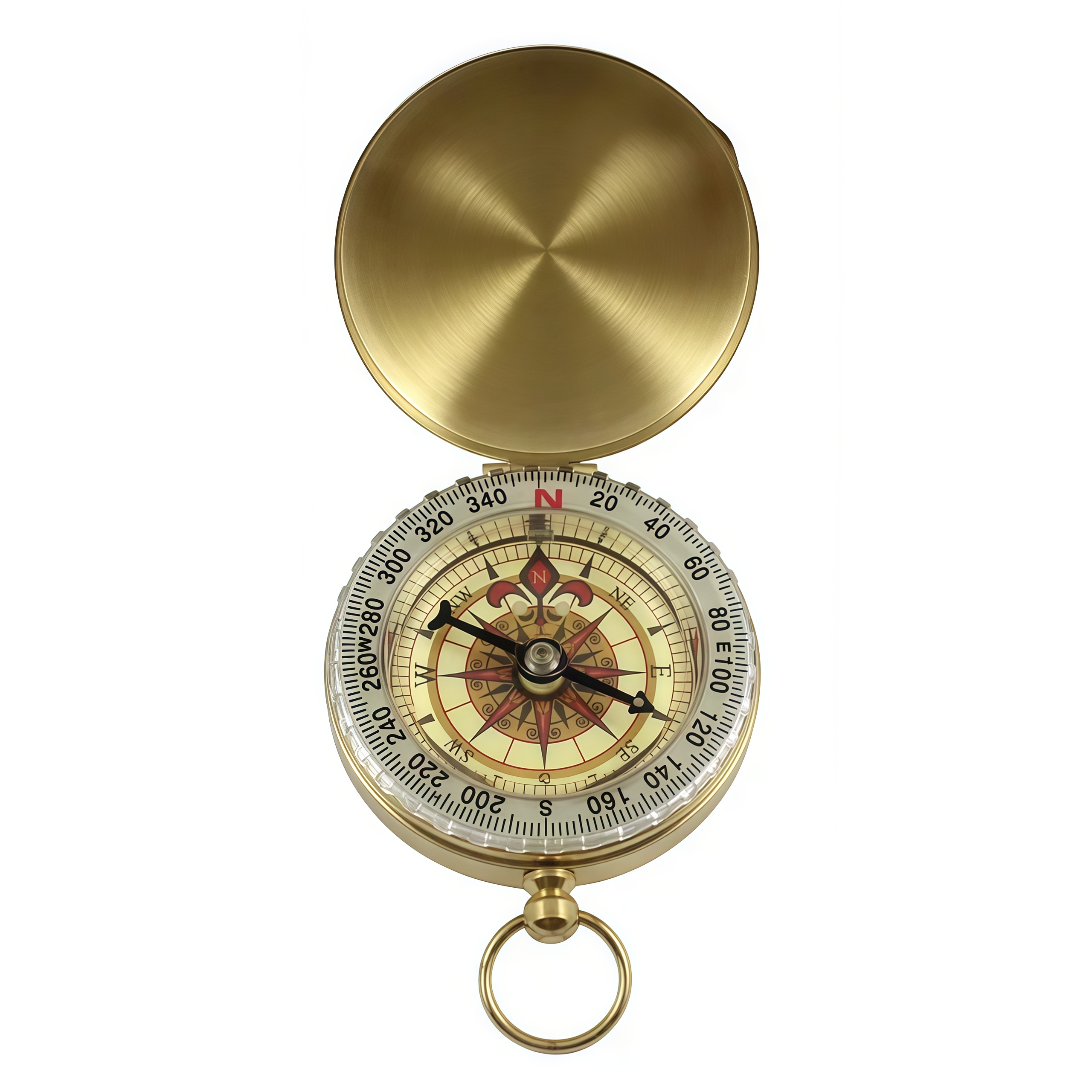 Brass Outdoor Compass - Gold C - Compass Lensatic avis et prix