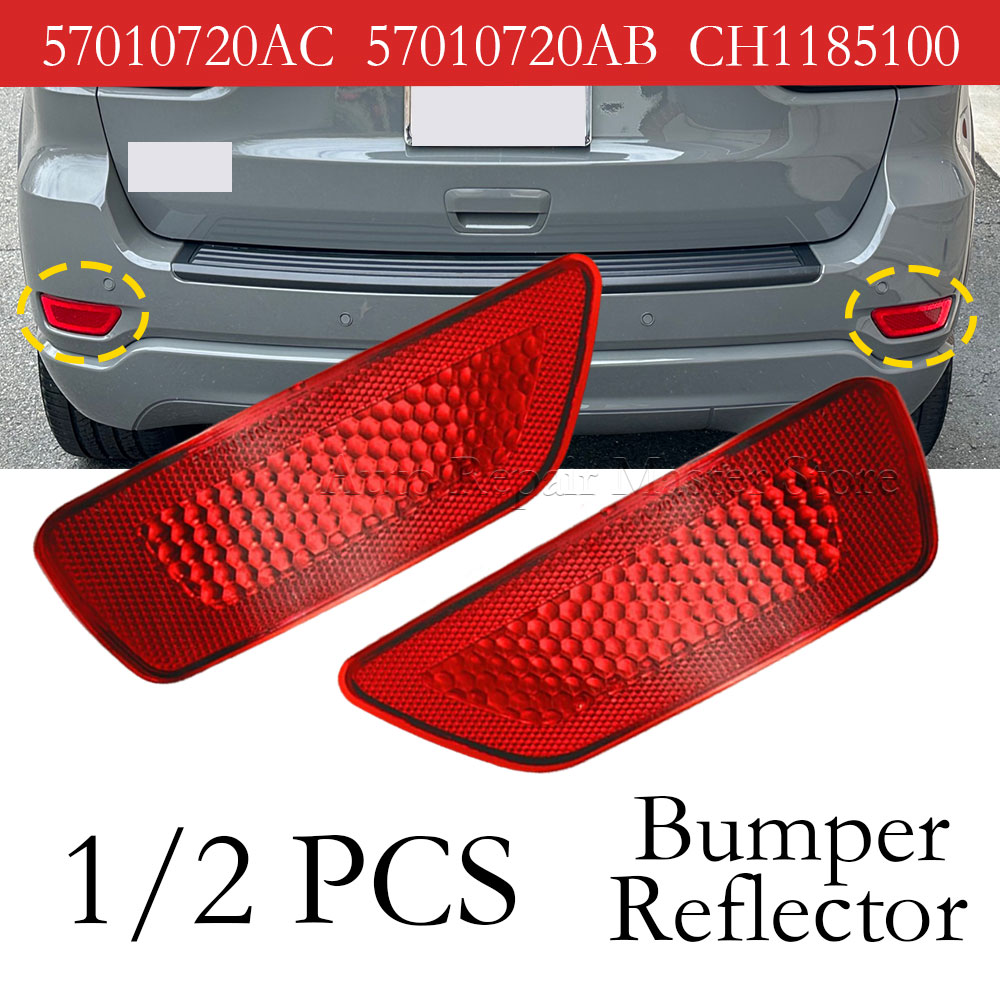 1/2pcs Car Red Tail Warning Re - Compass Lensatic avis et prix