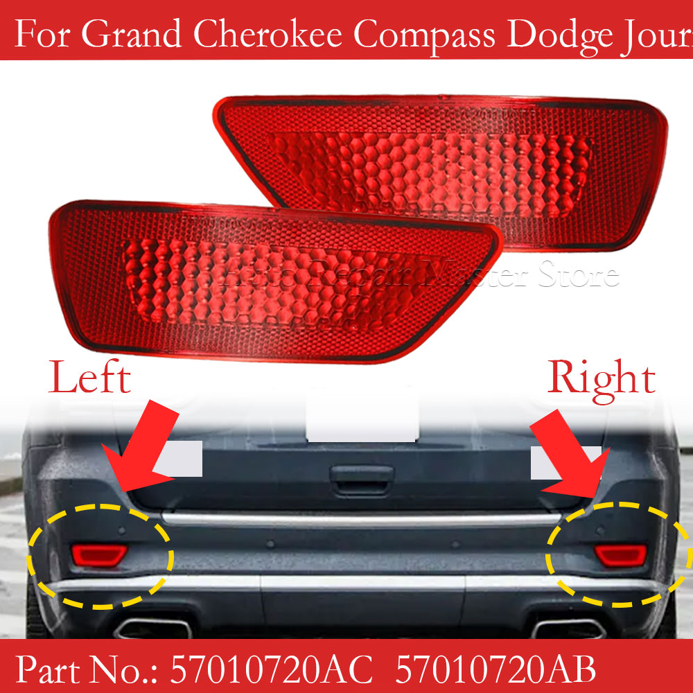 1/2pcs Car Red Tail Warning Re - Compass Lensatic avis et prix