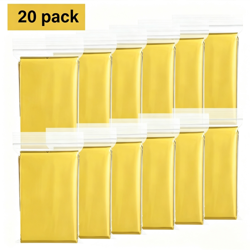 Wholesale 20 Pack Giant 83x63  - Survival Blanket Reflective avis et prix