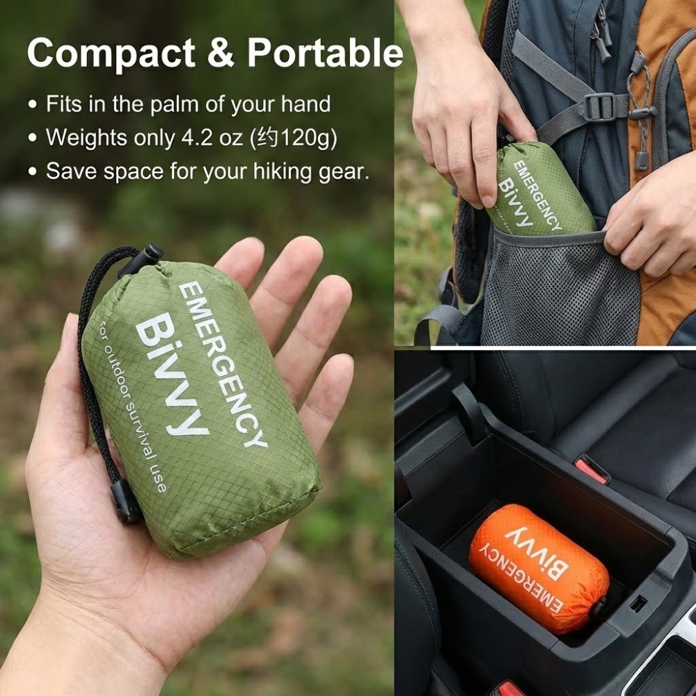 3Pcs Emergency Sleeping Bag Ki - Bivy Bag Emergency avis et prix