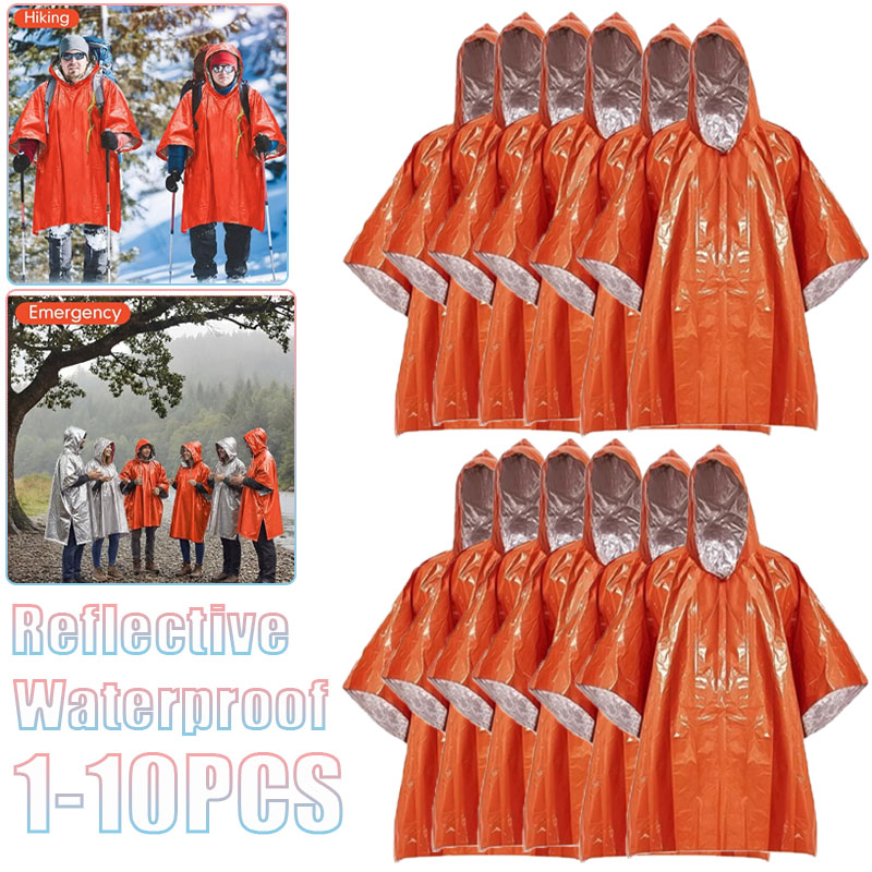 1-10PCS Compact Thermal Emerge - Survival Blanket Reflective avis et prix