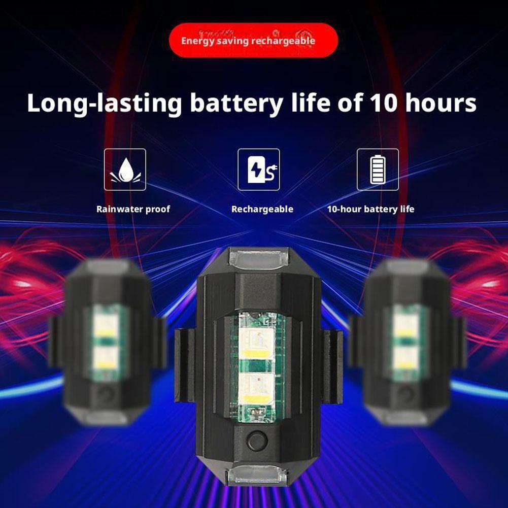 2PCS Mini LED Strobe Lights De - Sos Light Strobe avis et prix