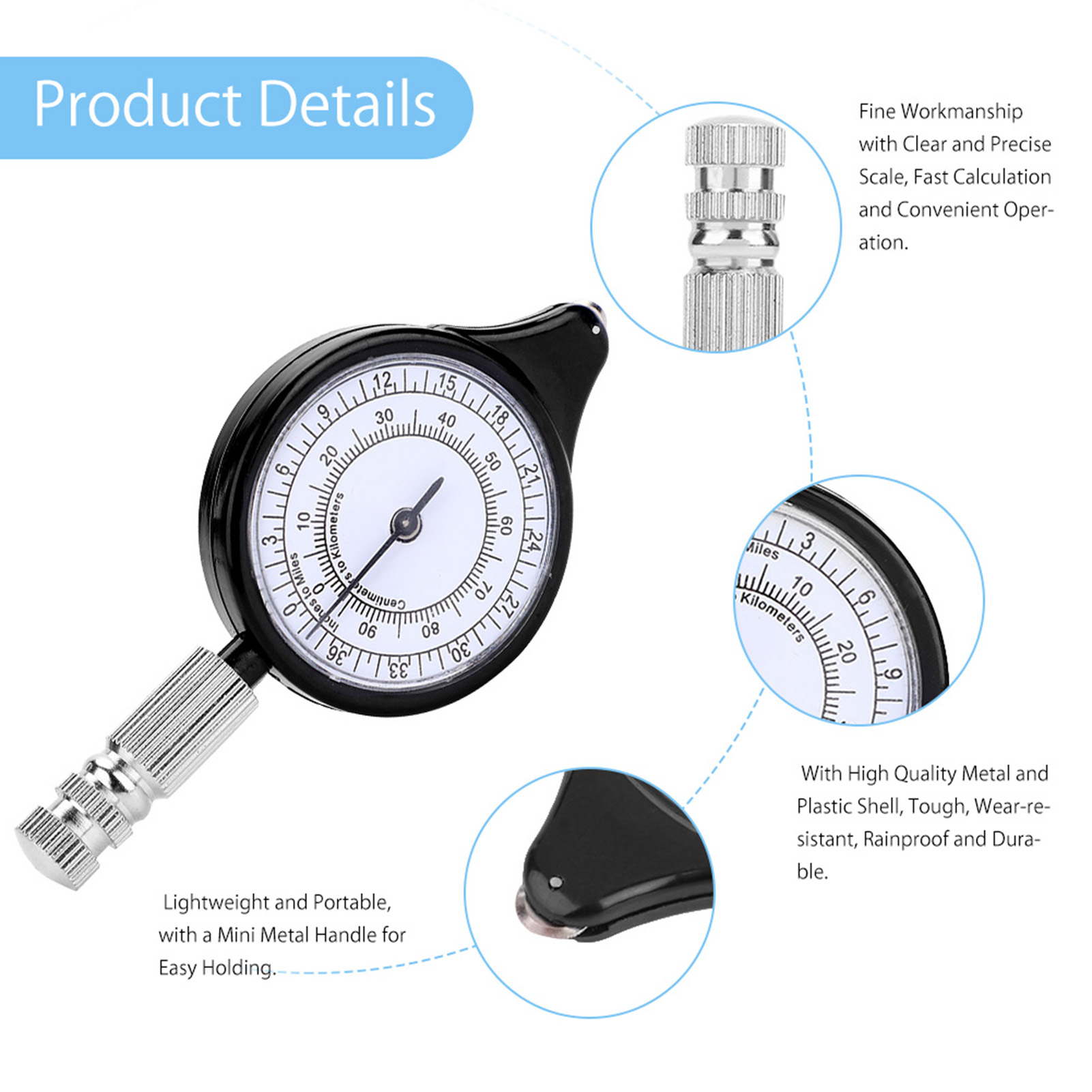 Map Measuring Finder Outdoor M - Compass Lensatic avis et prix