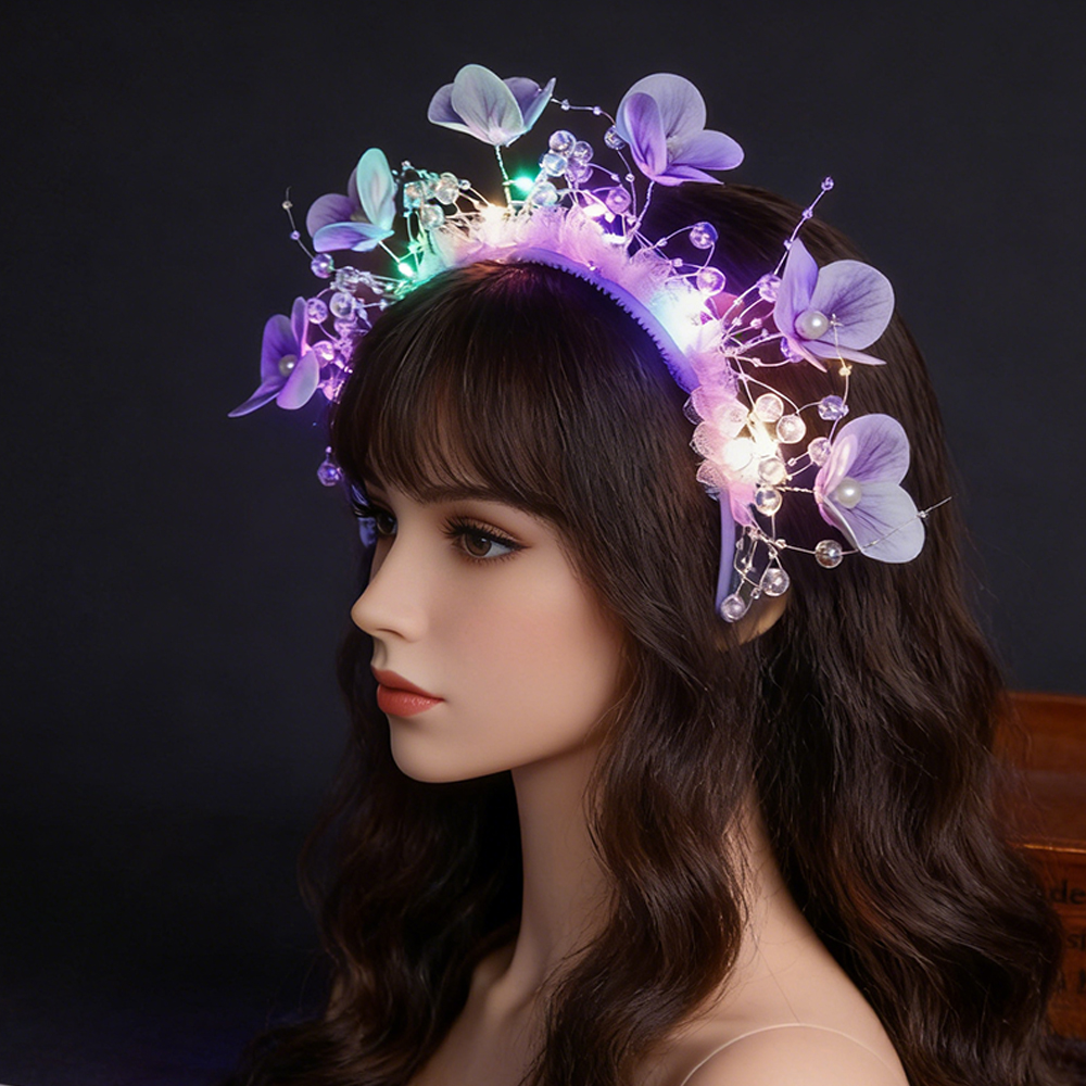 Glowing Flower Butterfly Headb - Sos Light Strobe avis et prix