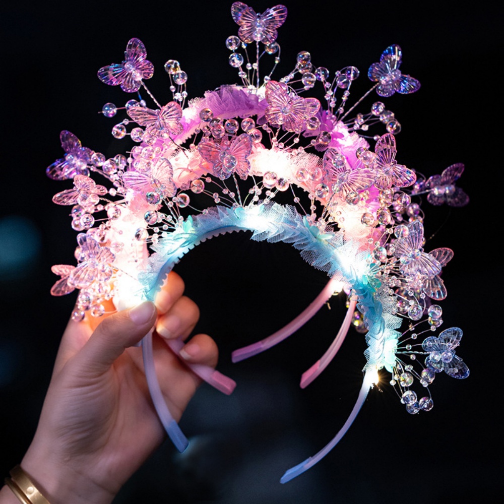 Glowing Flower Butterfly Headb - Sos Light Strobe avis et prix