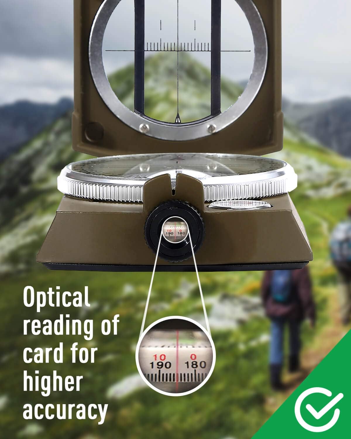 Metal Tactical Survival Milita - Compass Lensatic avis et prix