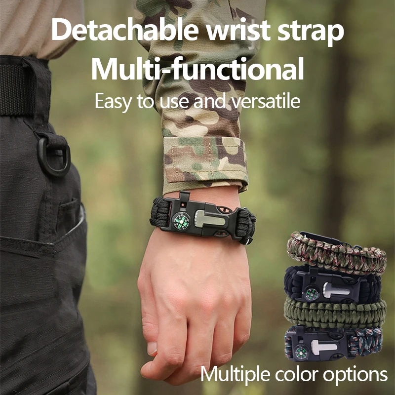 Five in One Compass Bracelet w - Fire Starting Kit avis et prix