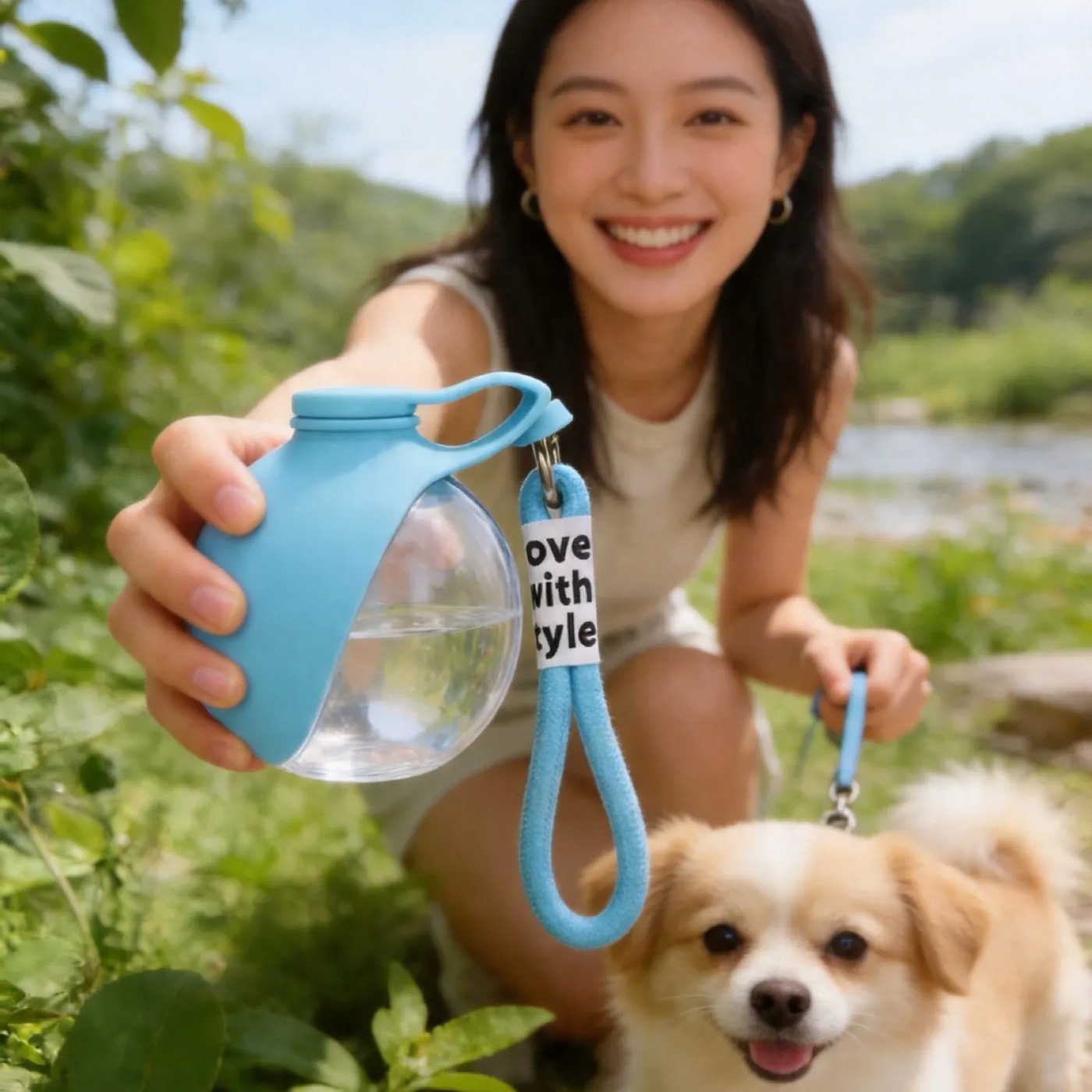 Portable 2-in-1 water bottle f - Water Bag Collapsible avis et prix