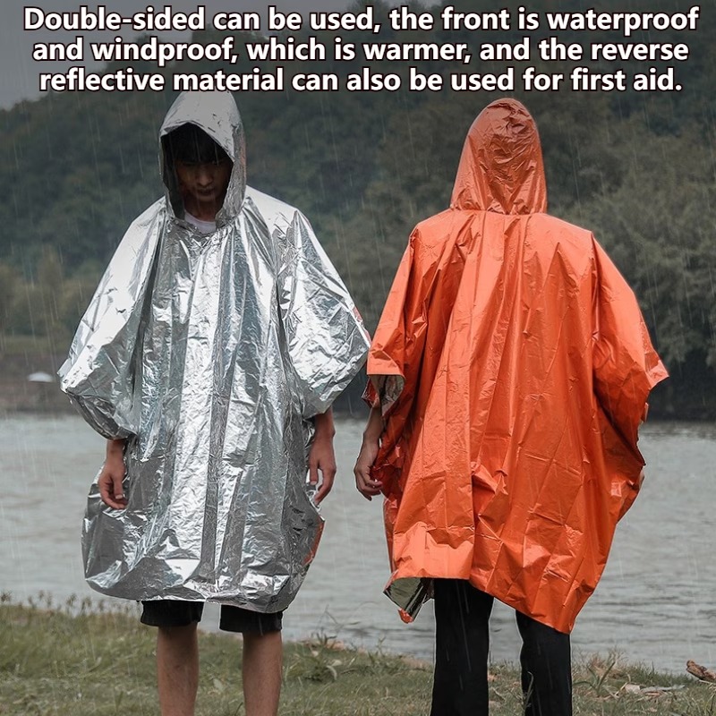 1-10PCS Emergency Rain Poncho  - Emergency Poncho Rain avis et prix