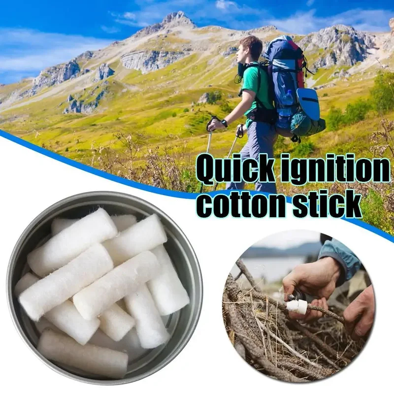 12pcs Outdoor Camping Paraffin - Fire Starting Kit avis et prix