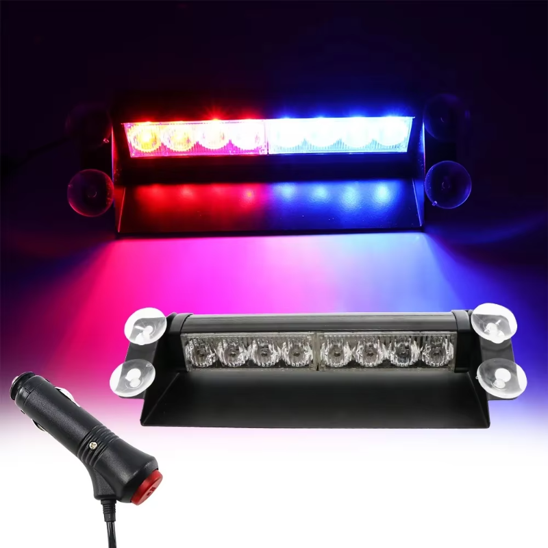 8 LED Universal Car Strobe Lig - Sos Light Strobe avis et prix