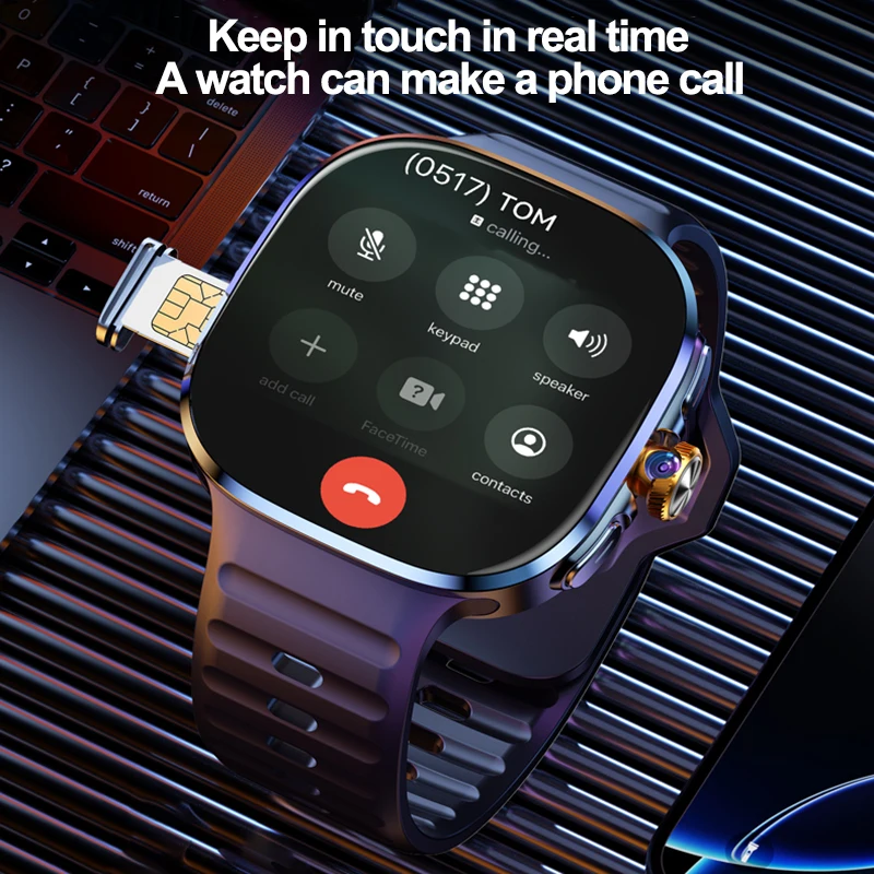 New Large Screen Smartwatch 4G - Compass Lensatic avis et prix
