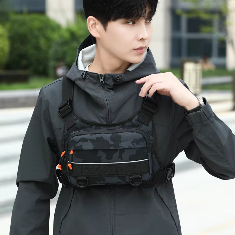 Cycling Front Chest Vest Tacti - Fishing Kit Compact avis et prix