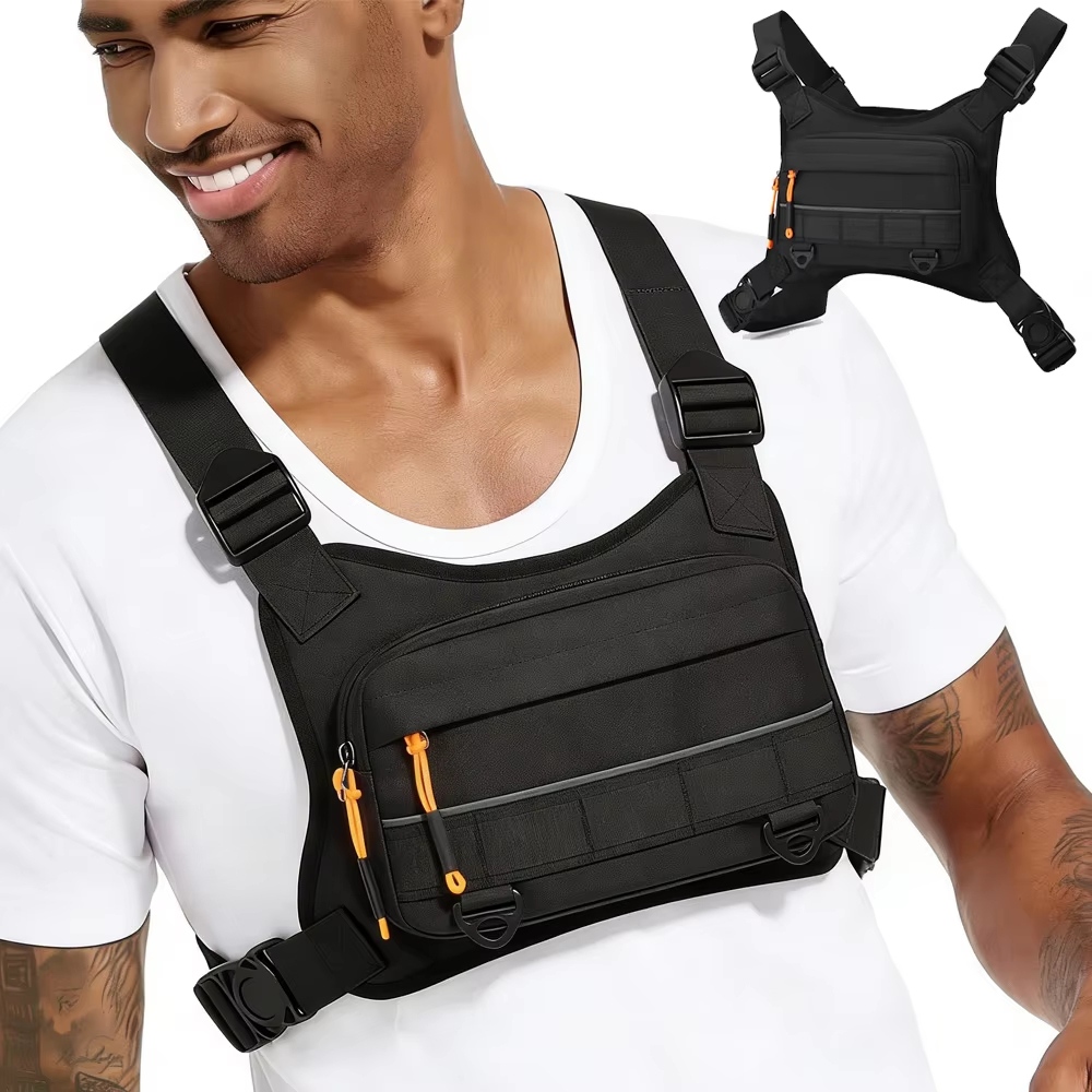 Cycling Front Chest Vest Tacti - Fishing Kit Compact avis et prix