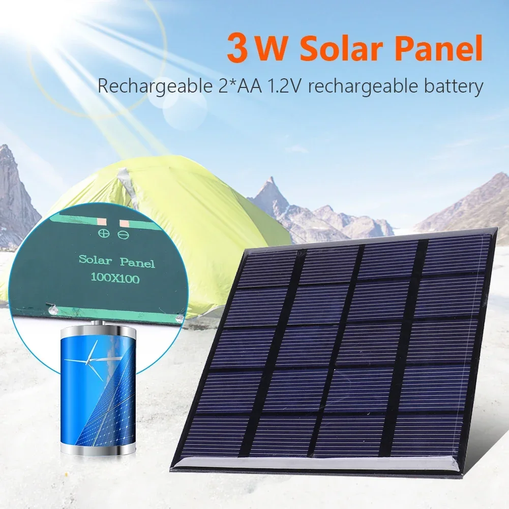 Solar Panel 3W 5V Solar Board  - Solar Emergency Charger avis et prix