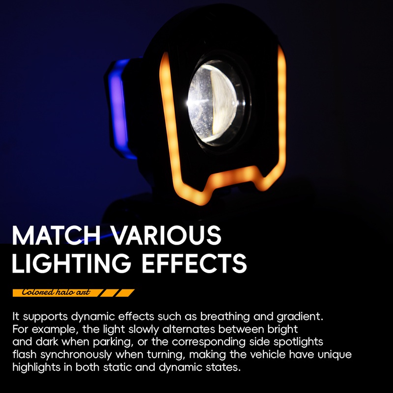 4inch Motorcycle LED Spotlight - Sos Light Strobe avis et prix