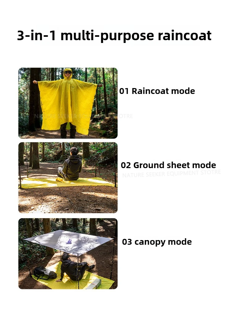 15D/210T Raincoat Waterproof R - Emergency Poncho Rain avis et prix
